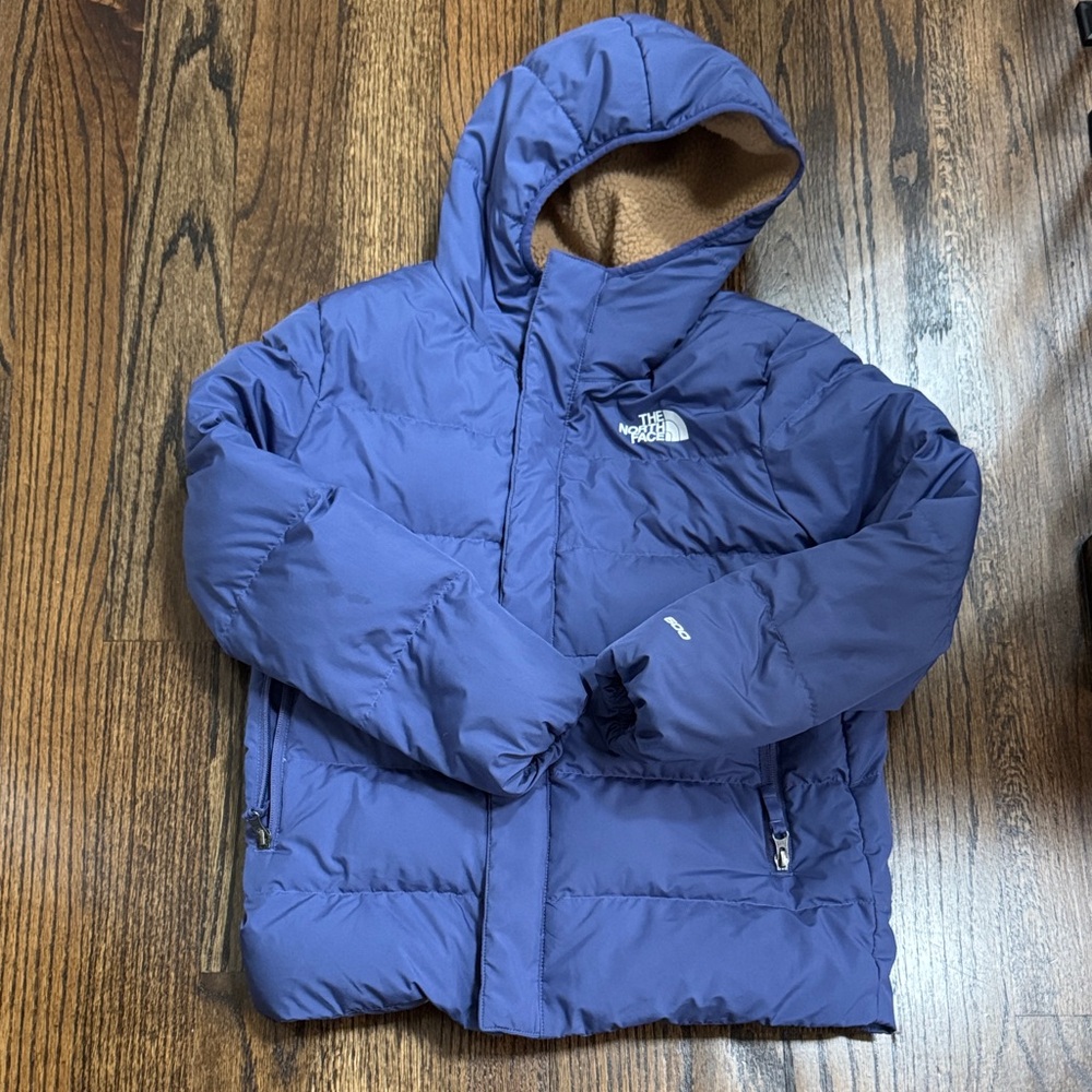 The North Face Kids Purple Puffer Jacket